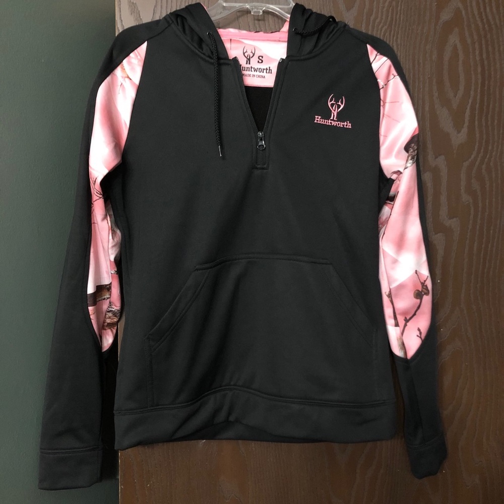 Huntworth camouflage half zip